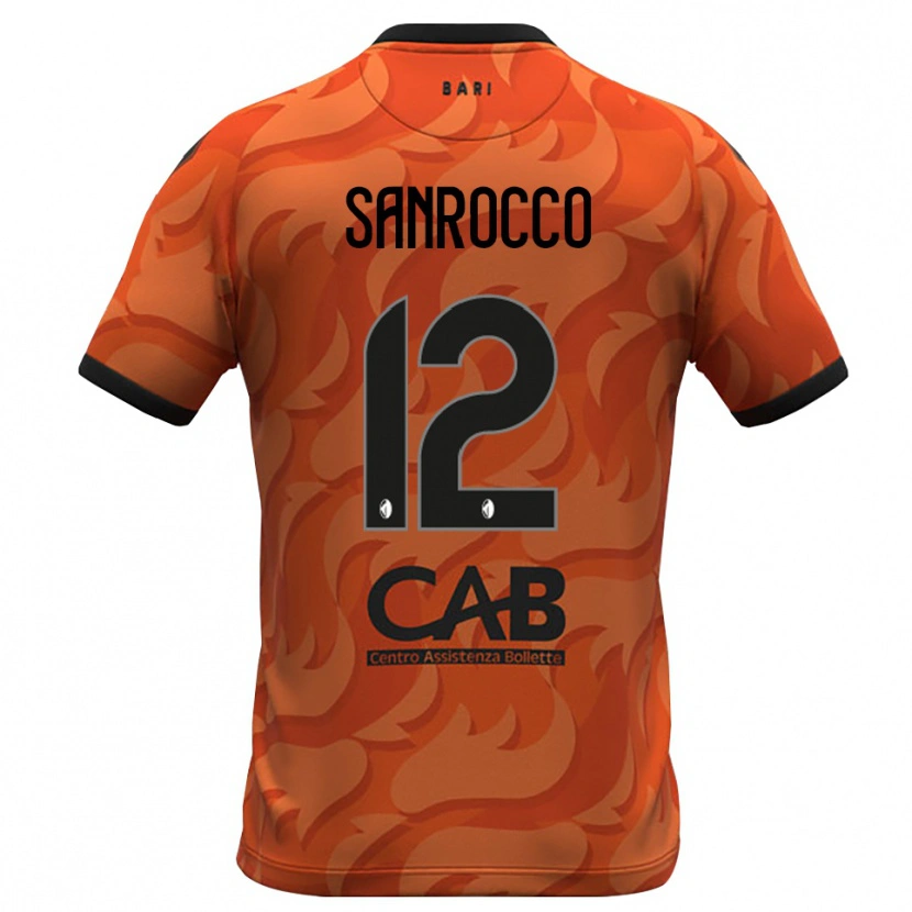 Danxen Heren Michele Sanrocco #12 Donker Oranje Zwart Keepersshirt 2025/26 T-Shirt
