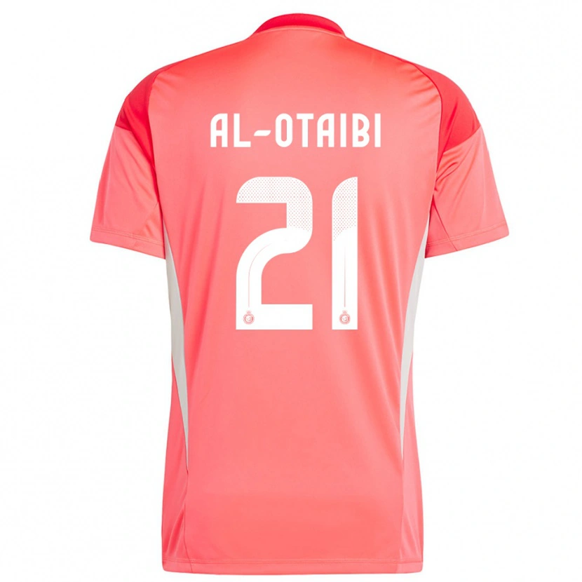 Danxen Heren Abdulrahman Al-Otaibi #21 Rood Oranje Geel Keepersshirt 2025/26 T-Shirt