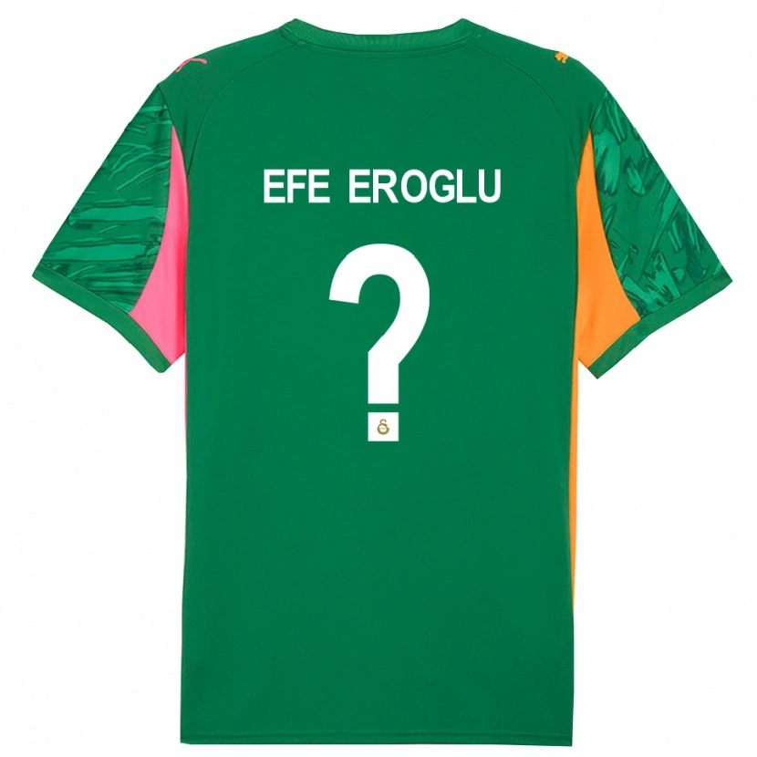 Danxen Heren Cem Efe Eroğlu #0 Groen Oranje Roze Keepersshirt 2025/26 T-Shirt