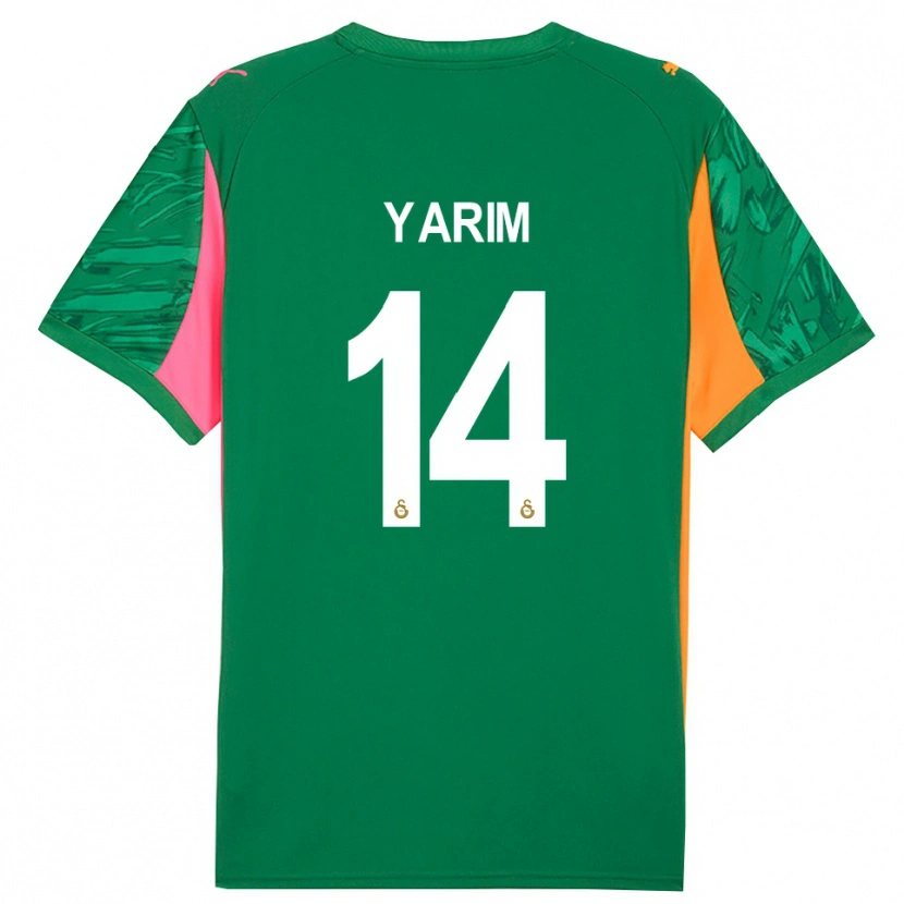 Danxen Heren Esra Yarım #14 Groen Oranje Roze Keepersshirt 2025/26 T-Shirt