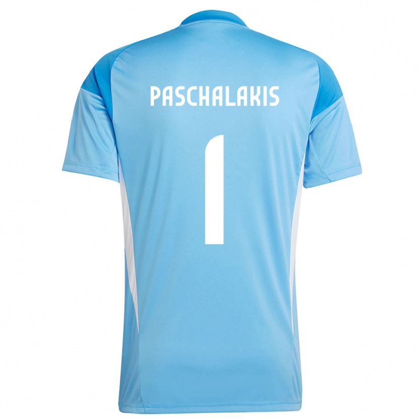 Danxen Heren Alexandros Paschalakis #1 Diep Hemelsblauw Keepersshirt 2025/26 T-Shirt