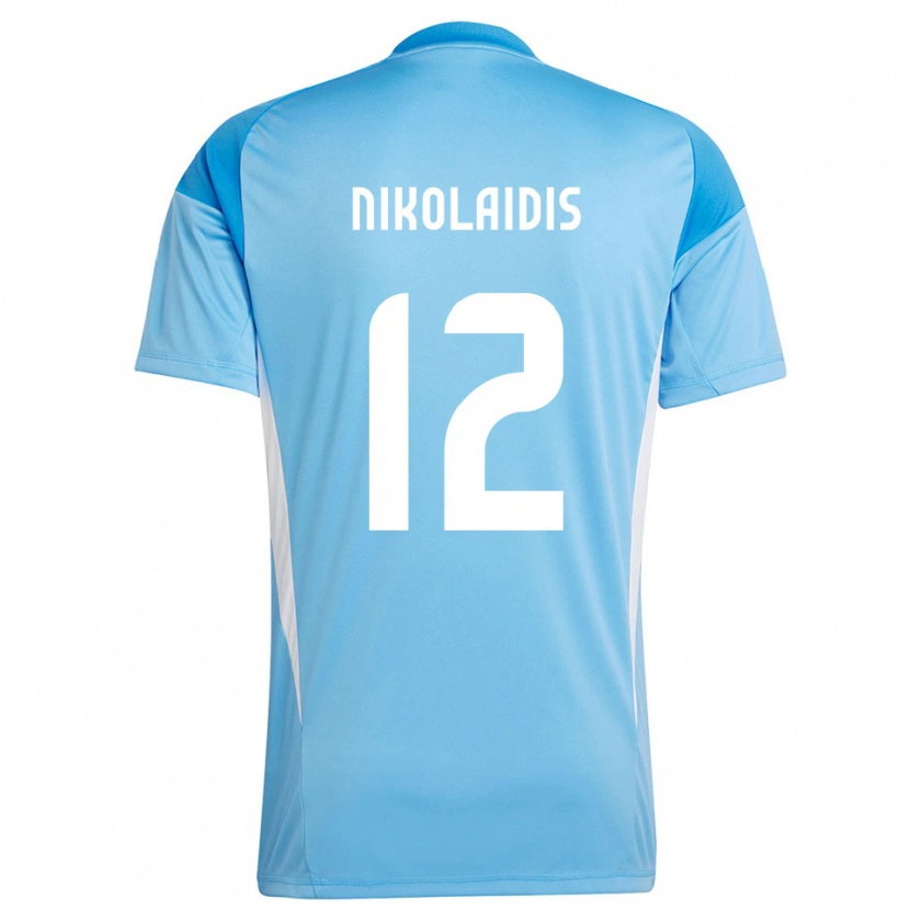 Danxen Heren Georgios Nikolaidis #12 Diep Hemelsblauw Keepersshirt 2025/26 T-Shirt