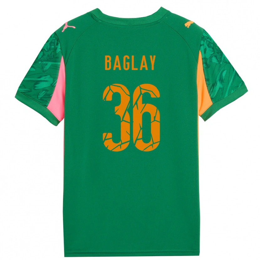 Danxen Heren Rostyslav Baglay #36 Groen Oranje Roze Keepersshirt 2025/26 T-Shirt