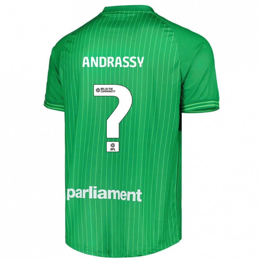 Danxen Heren Oliver Andrassy #0 Limoengroen Keepersshirt 2025/26 T-Shirt