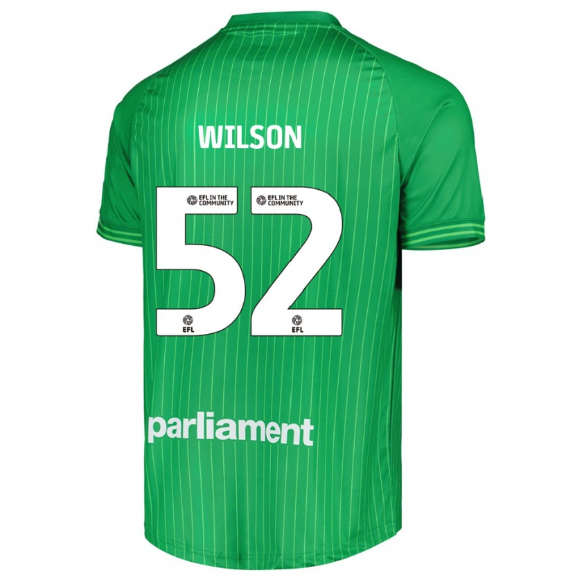 Danxen Heren Aston Wilson #52 Limoengroen Keepersshirt 2025/26 T-Shirt