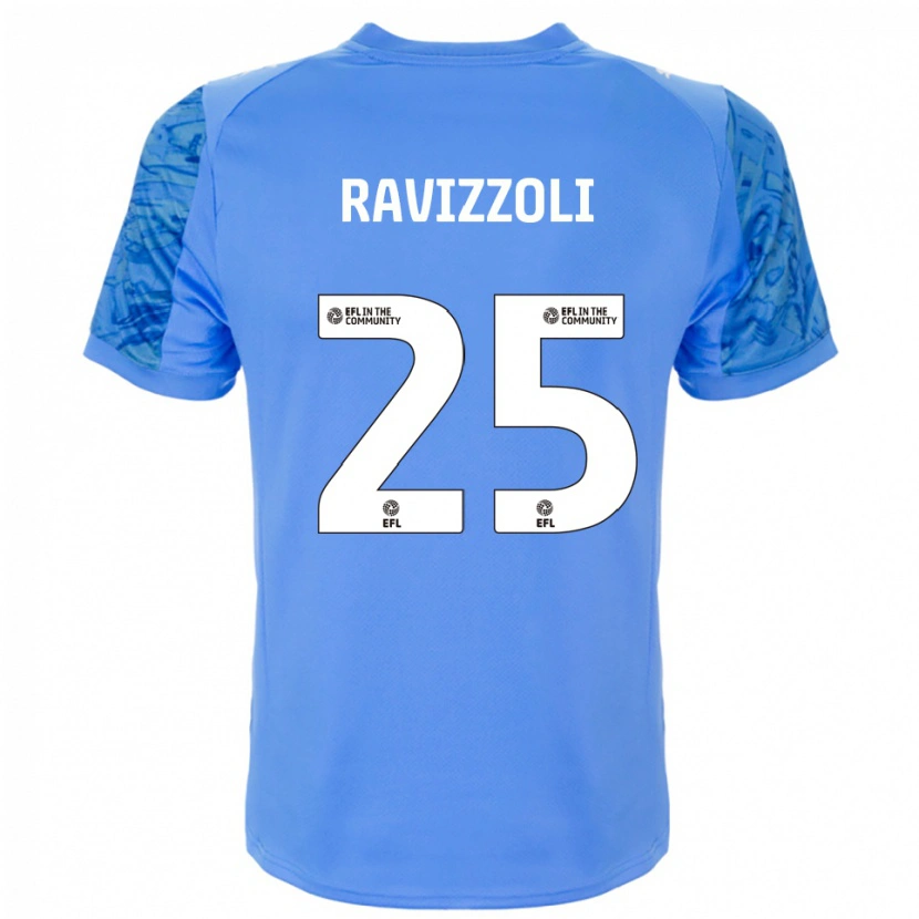 Danxen Heren Franco Ravizzoli #25 Dodgerblauw Keepersshirt 2025/26 T-Shirt