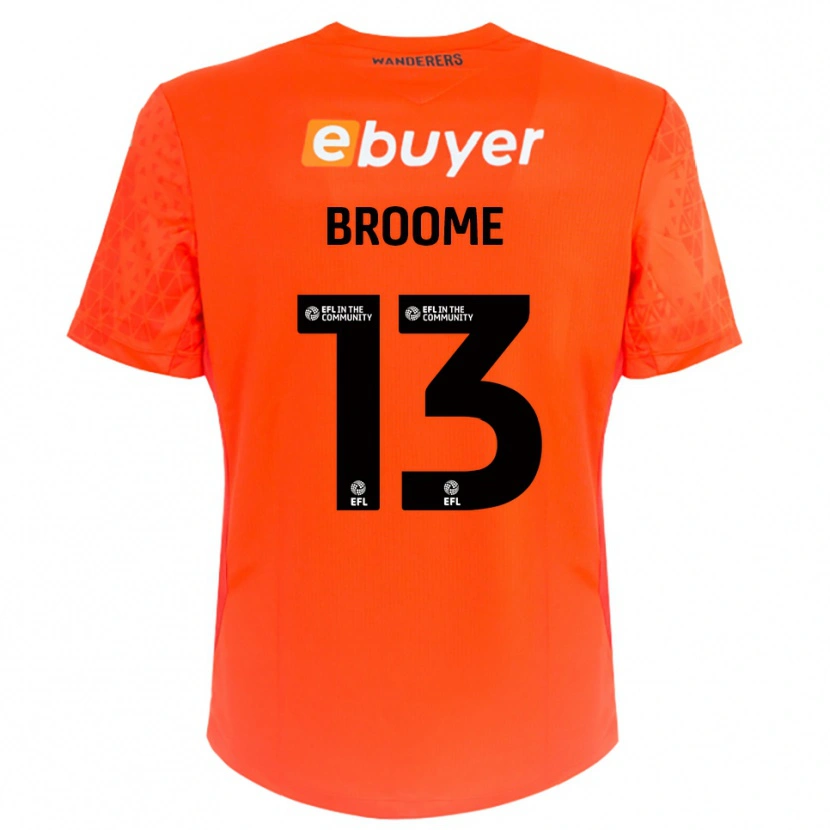 Danxen Heren Nathan Broome #13 Oranje Zwart Keepersshirt 2025/26 T-Shirt