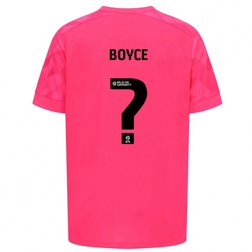 Danxen Heren Oliver Boyce #0 Roze Roze Keepersshirt 2025/26 T-Shirt