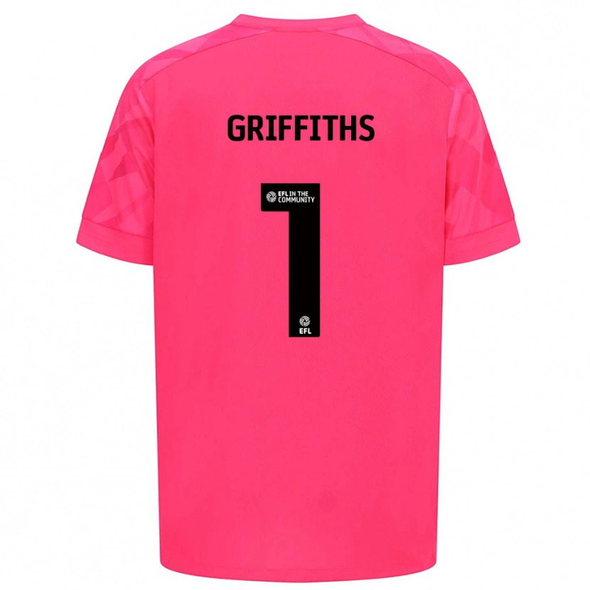 Danxen Heren Ewan Griffiths #1 Roze Roze Keepersshirt 2025/26 T-Shirt