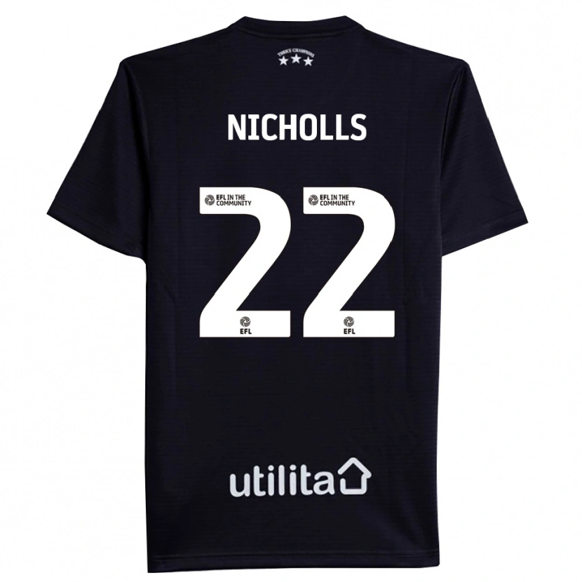 Danxen Heren Lee Nicholls #22 Zwart Wit Keepersshirt 2025/26 T-Shirt