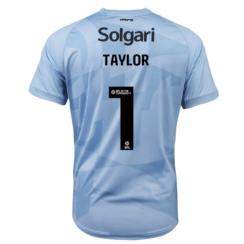 Danxen Heren Jaden Taylor #1 Licht Hemelsblauw Keepersshirt 2025/26 T-Shirt