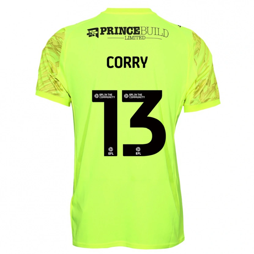 Danxen Heren Neive Corry #13 Fluorescerend Groen Zwart Keepersshirt 2025/26 T-Shirt
