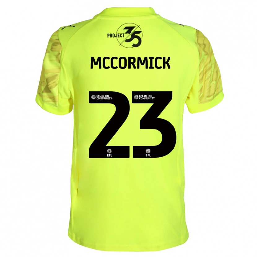 Danxen Heren Leo McCormick #23 Fluorescerend Groen Zwart Keepersshirt 2025/26 T-Shirt