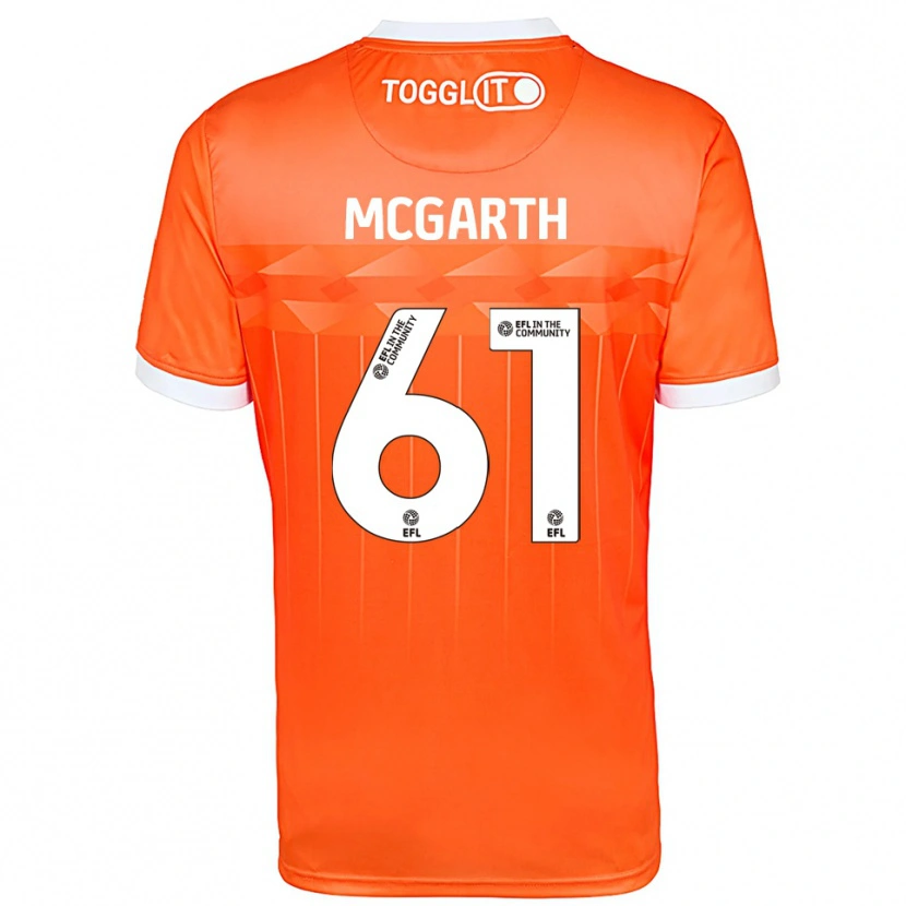 Danxen Heren Ethan McGarth #61 Oranje Wit Keepersshirt 2025/26 T-Shirt