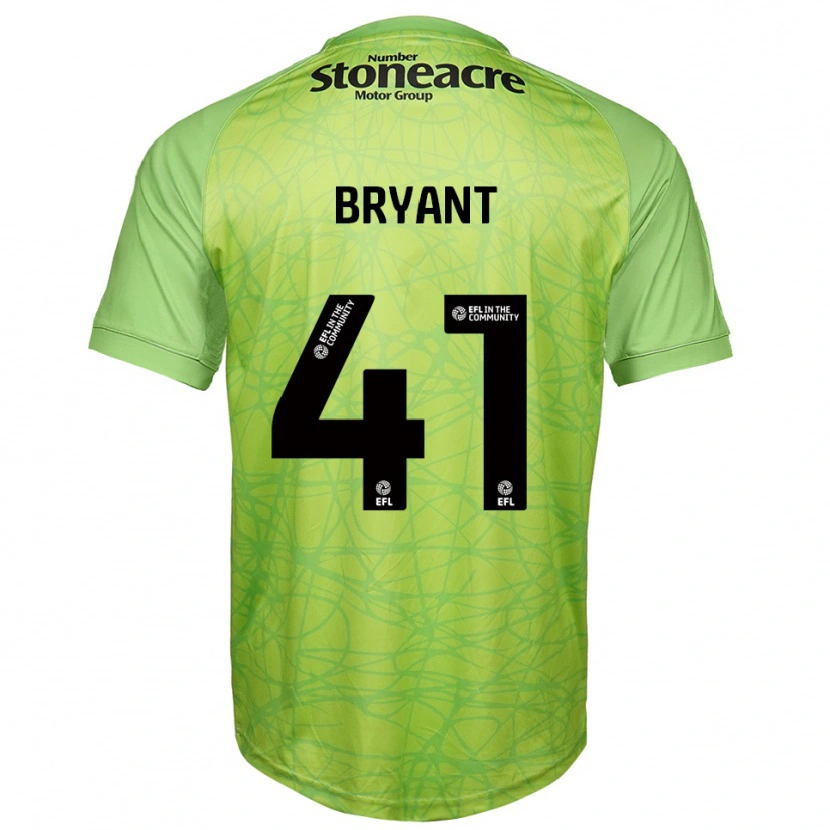 Danxen Heren Jacob Bryant #41 Lichtgroen Keepersshirt 2025/26 T-Shirt