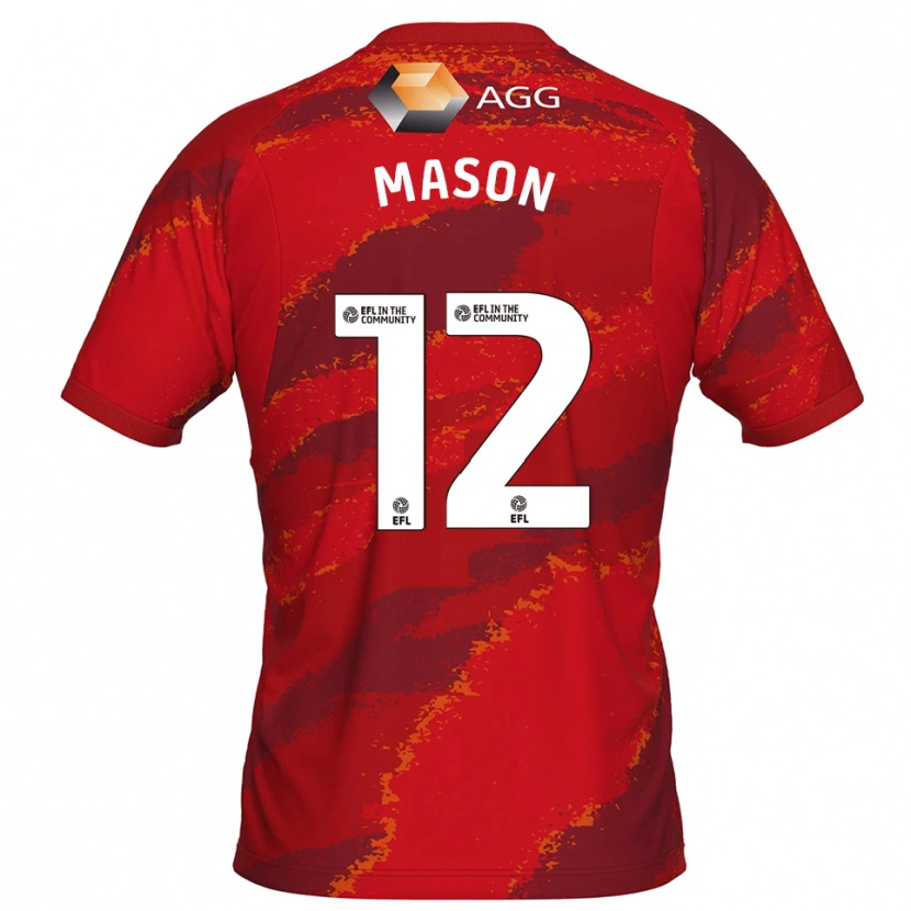 Danxen Heren Owen Mason #12 Rood Wit Keepersshirt 2025/26 T-Shirt