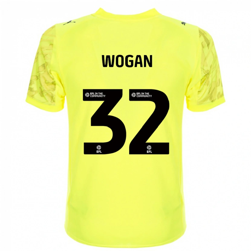 Danxen Heren Andrew Wogan #32 Geel Zwart Keepersshirt 2025/26 T-Shirt