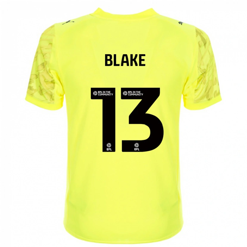 Danxen Heren Billy Blake #13 Geel Zwart Keepersshirt 2025/26 T-Shirt