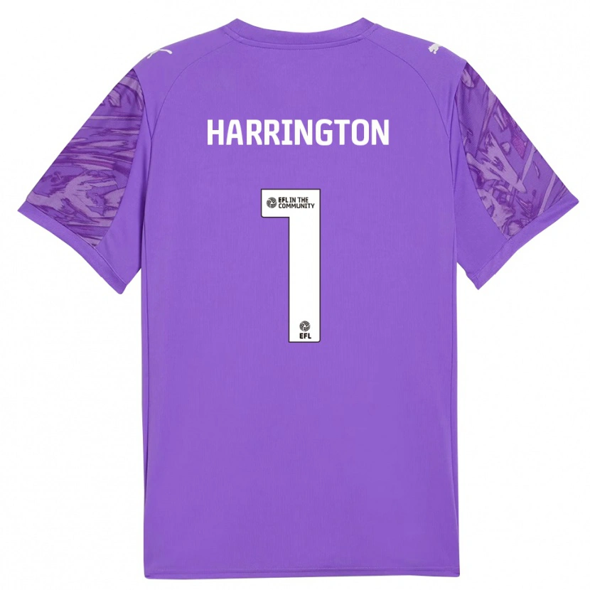 Danxen Heren David Harrington #1 Paars Rood Keepersshirt 2025/26 T-Shirt