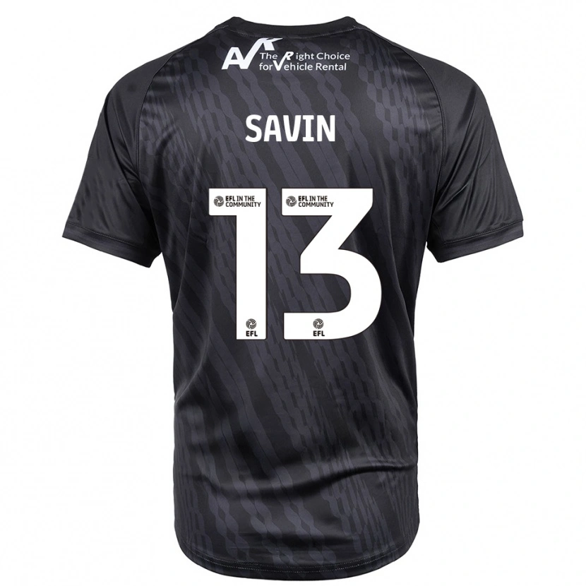 Danxen Heren Toby Savin #13 Zwart Wit Keepersshirt 2025/26 T-Shirt