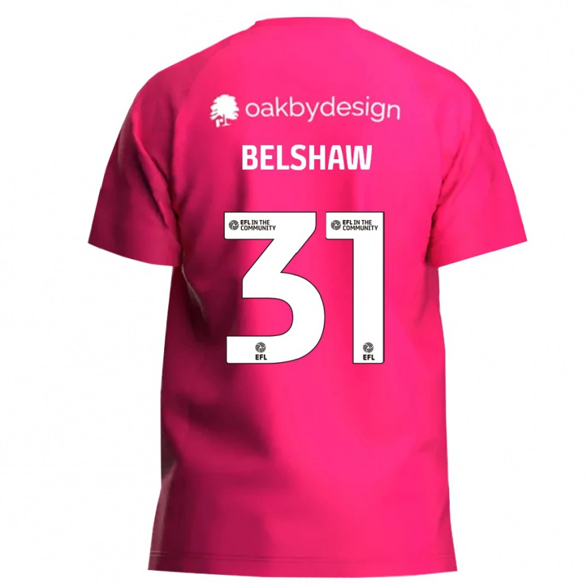Danxen Heren James Belshaw #31 Magenta Keepersshirt 2025/26 T-Shirt