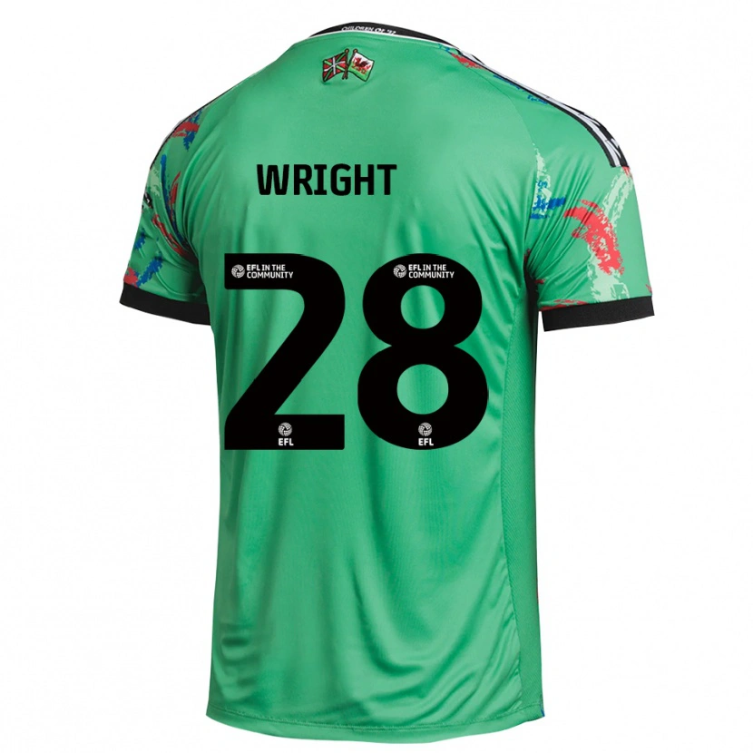 Danxen Heren Jordan Wright #28 Groen Rood Keepersshirt 2025/26 T-Shirt