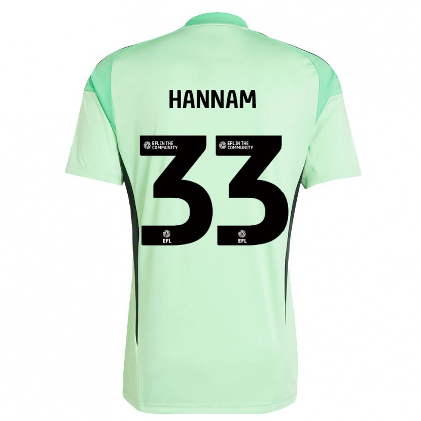 Danxen Heren Shawna Hannam #33 Lichtgroen Zwart Keepersshirt 2025/26 T-Shirt