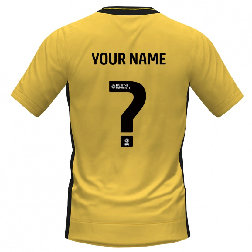 Danxen Heren Tranmere Rovers Geel Zwart Keepersshirt 2025/26 T-Shirt