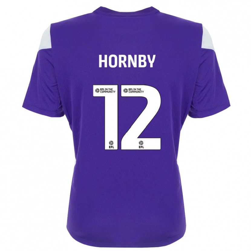 Danxen Heren Sam Hornby #12 Paars Wit Keepersshirt 2025/26 T-Shirt