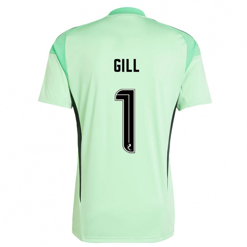 Danxen Heren Marcus Gill #1 Lichtgroen Zwart Keepersshirt 2025/26 T-Shirt
