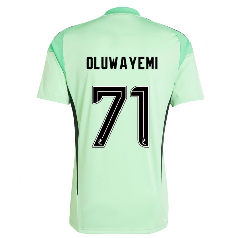 Danxen Heren Tobi Oluwayemi #71 Lichtgroen Zwart Keepersshirt 2025/26 T-Shirt