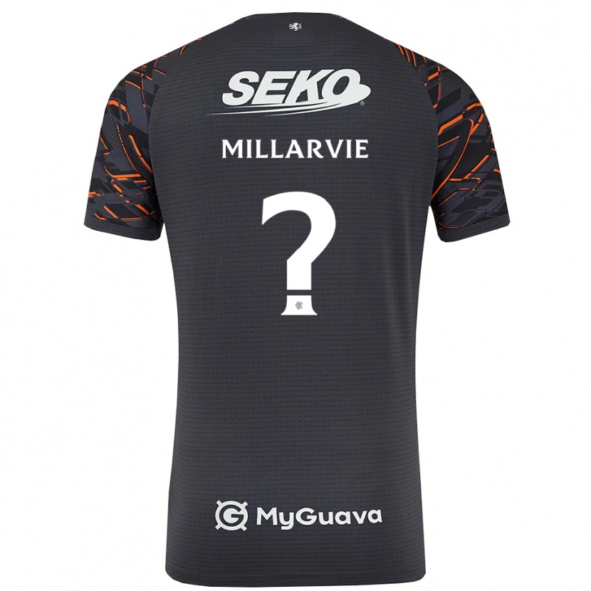 Danxen Heren Jaden Millarvie #0 Donkergrijs Keepersshirt 2025/26 T-Shirt