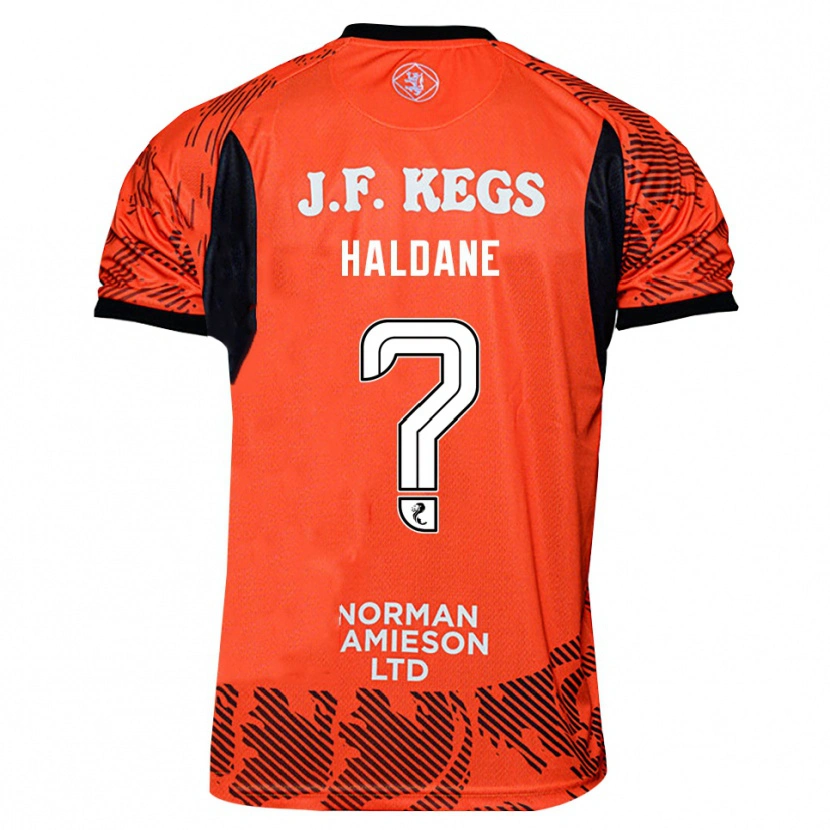 Danxen Heren Lewis Haldane #0 Oranje Zwart Keepersshirt 2025/26 T-Shirt