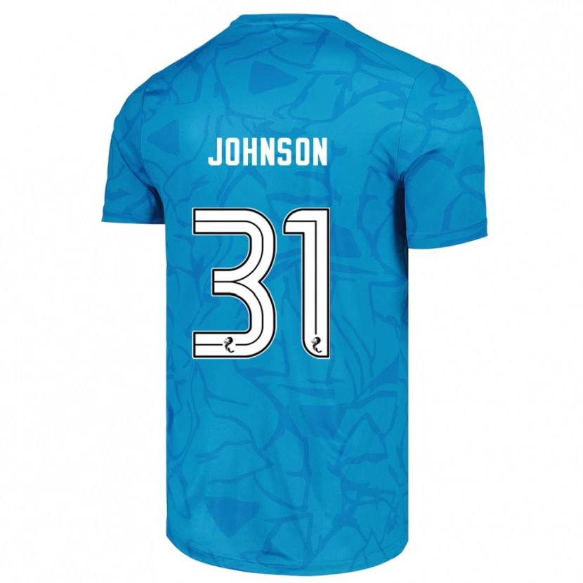 Danxen Heren Murray Johnson #31 Blauw Wit Keepersshirt 2025/26 T-Shirt