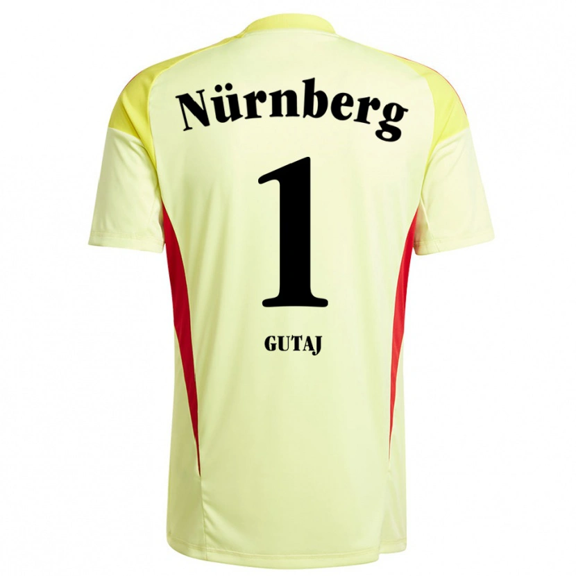 Danxen Heren Lindsay Gutaj #1 Geel Zwart Keepersshirt 2025/26 T-Shirt