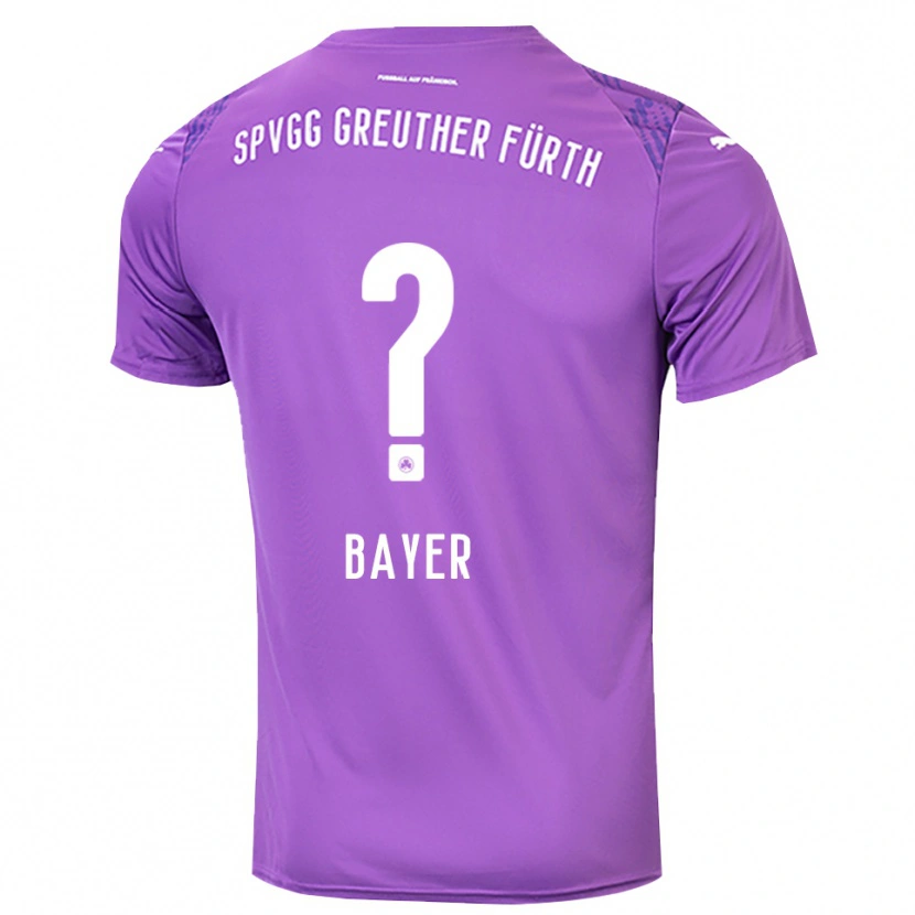Danxen Heren Lisa Bayer #0 Paars Wit Keepersshirt 2025/26 T-Shirt