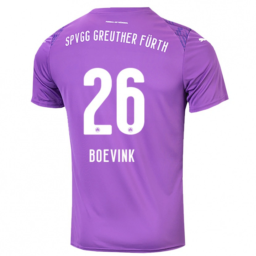 Danxen Heren Pelle Boevink #26 Paars Wit Keepersshirt 2025/26 T-Shirt