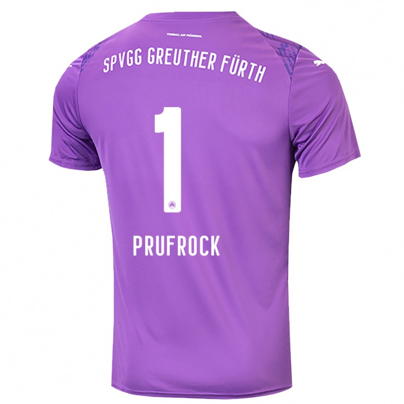 Danxen Heren Silas Prüfrock #1 Paars Wit Keepersshirt 2025/26 T-Shirt