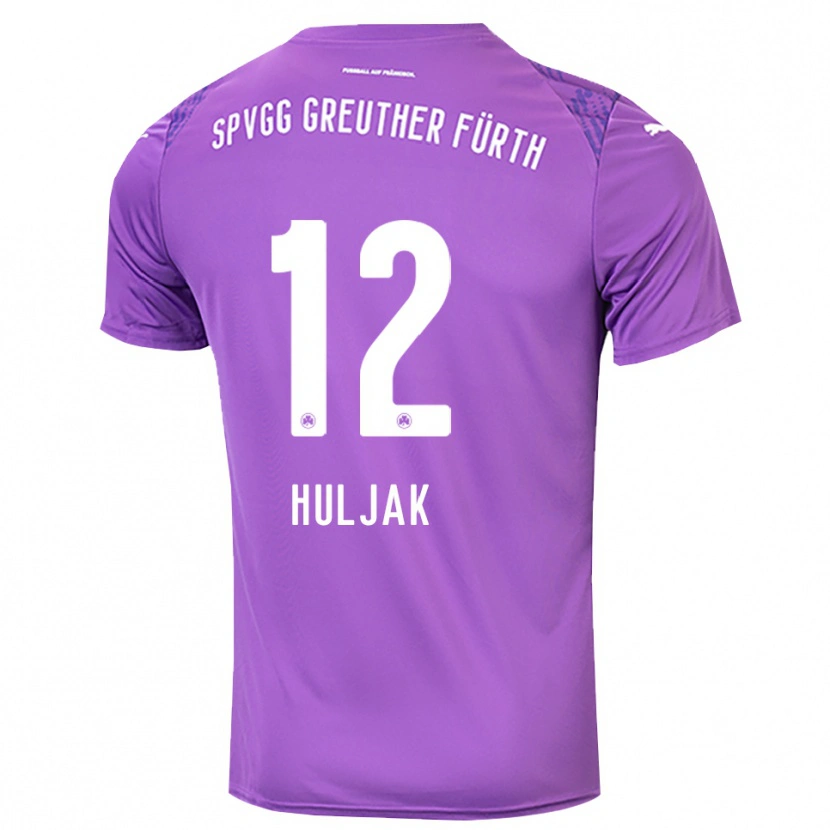 Danxen Heren Dominik Huljak #12 Paars Wit Keepersshirt 2025/26 T-Shirt