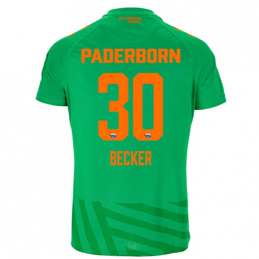 Danxen Heren Mark Becker #30 Groen Oranje Keepersshirt 2025/26 T-Shirt