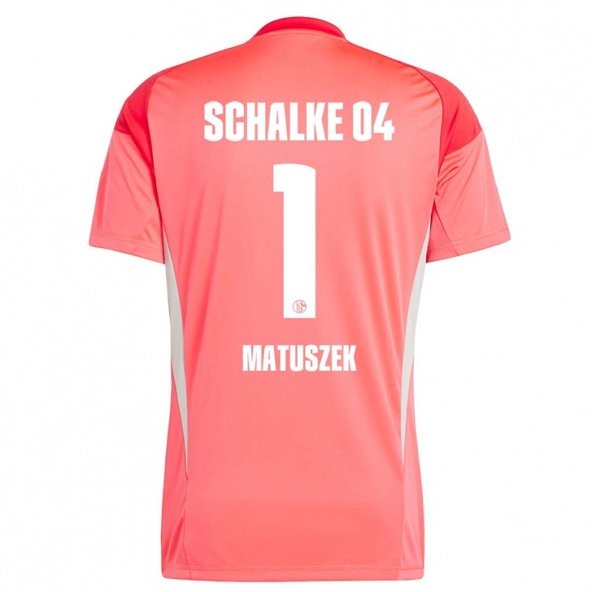 Danxen Heren Julia Matuszek #1 Koraal Rood Keepersshirt 2025/26 T-Shirt