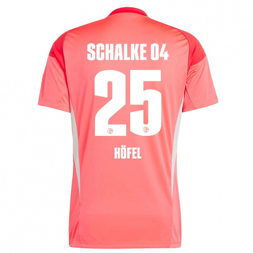 Danxen Heren Luca Höfel #25 Koraal Rood Keepersshirt 2025/26 T-Shirt