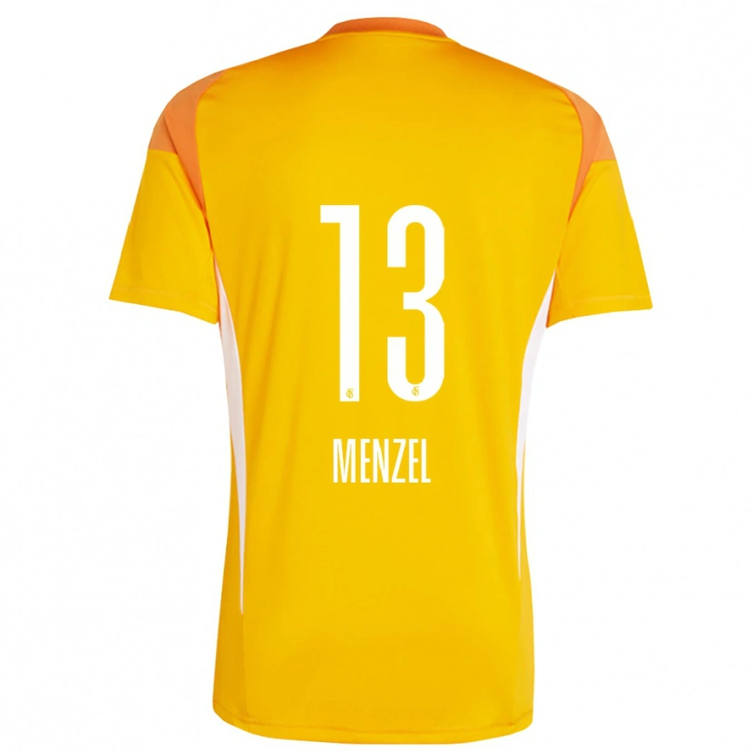 Danxen Heren Phillip Menzel #13 Geel Oranje Keepersshirt 2025/26 T-Shirt