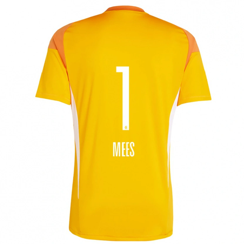Danxen Heren Alexander Mees #1 Geel Oranje Keepersshirt 2025/26 T-Shirt