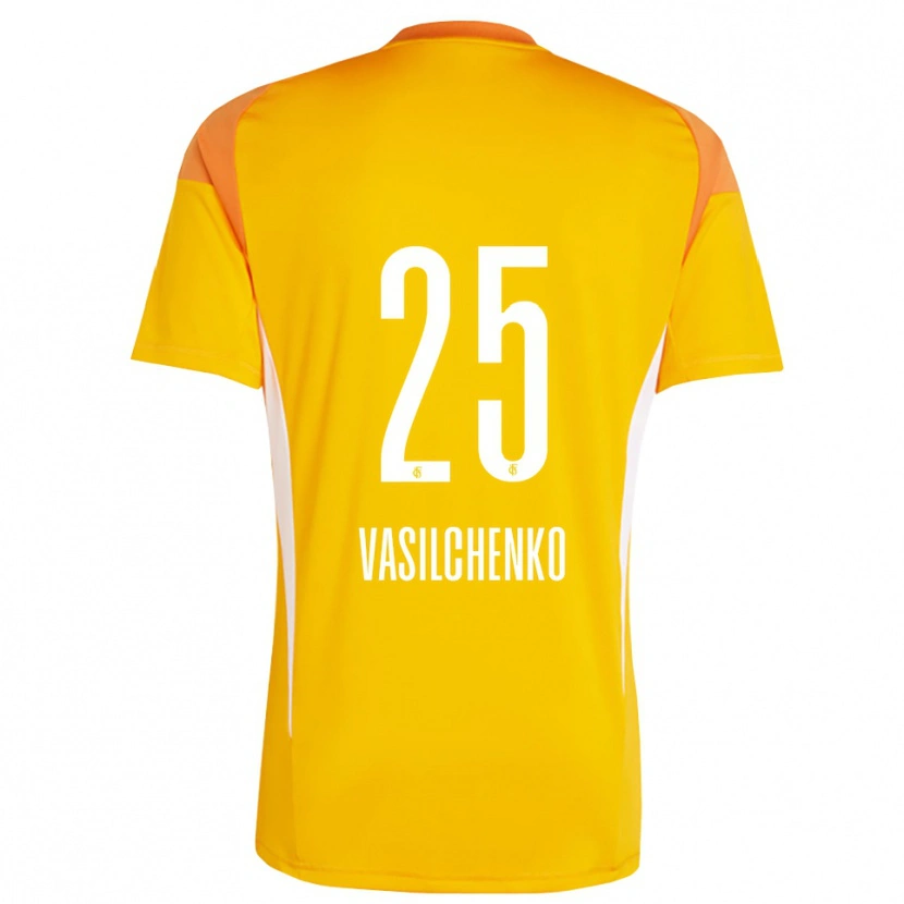 Danxen Heren Leonard Vasilchenko #25 Geel Oranje Keepersshirt 2025/26 T-Shirt
