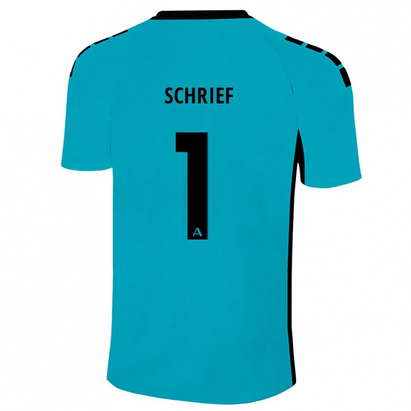 Danxen Heren Moritz Schrief #1 Cyaan Keepersshirt 2025/26 T-Shirt