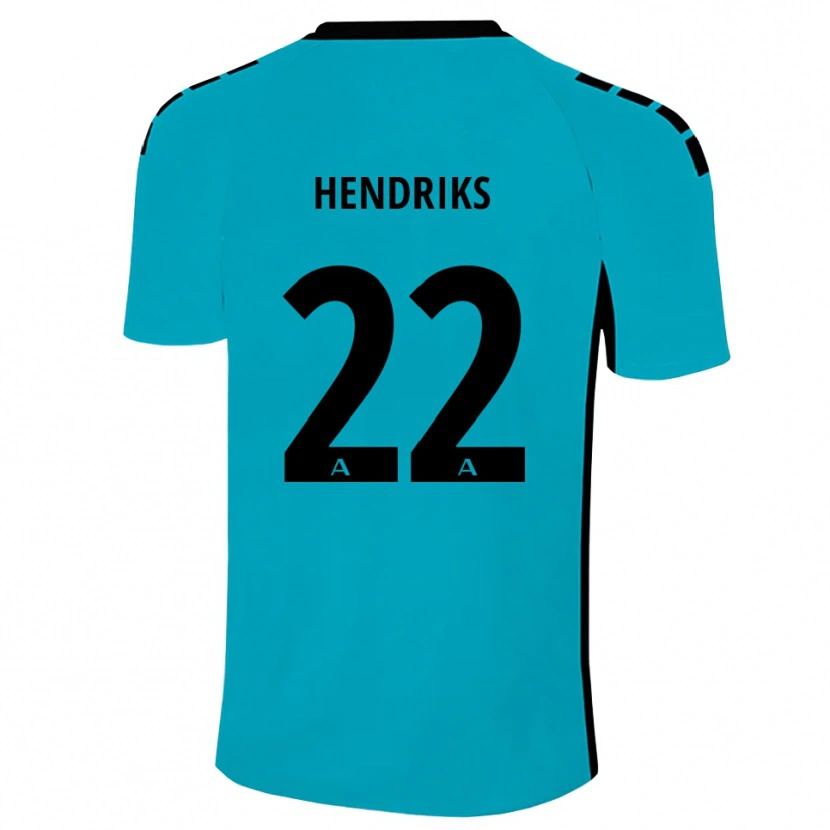 Danxen Heren Tom Hendriks #22 Cyaan Keepersshirt 2025/26 T-Shirt