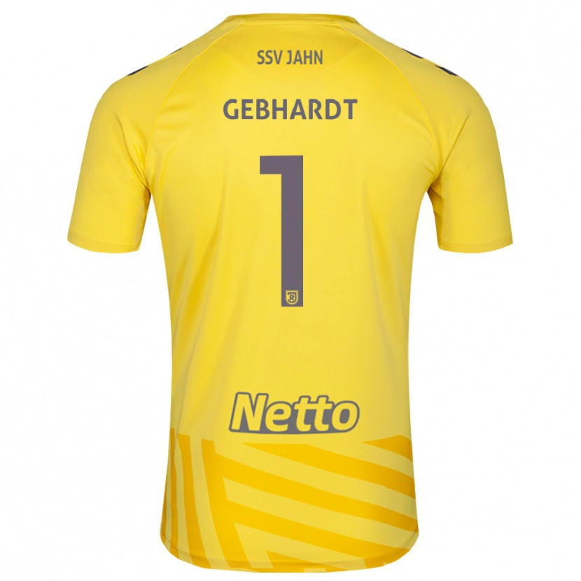 Danxen Heren Felix Gebhardt #1 Geel Grijs Keepersshirt 2025/26 T-Shirt