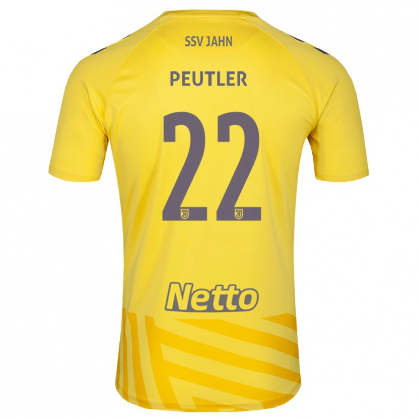 Danxen Heren Julio Peutler #22 Geel Grijs Keepersshirt 2025/26 T-Shirt