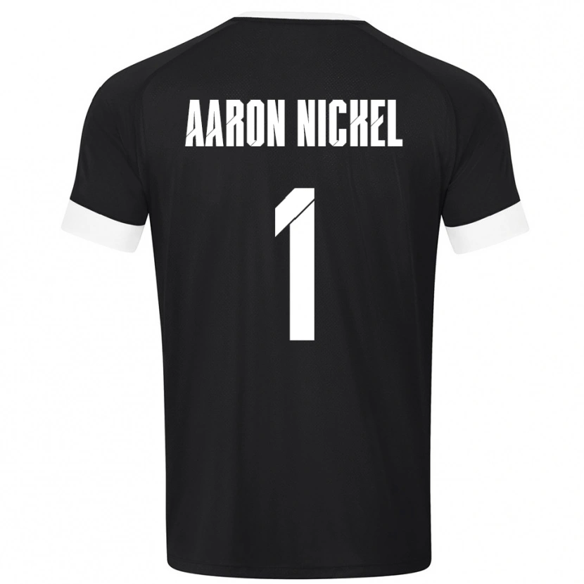 Danxen Heren Arvit Aaron Nickel #1 Zwart Wit Keepersshirt 2025/26 T-Shirt
